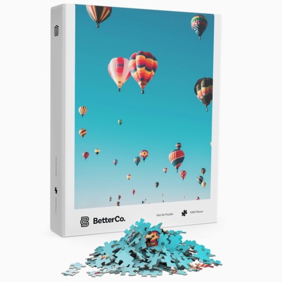 BetterCo. Hot Air Balloon Jigsaw Puzzle 100 pieces - Picture 1 of 6